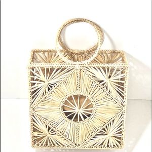 Nicole Richie - House of Harlow -Straw Bag